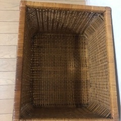 あげます！籐のボックスの画像