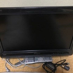 【お取引完了しました】SHARP２０型TV＆Panasonic ...