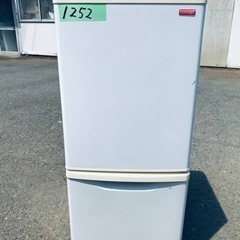 1252番 Panasonic✨ノンフロン冷凍冷蔵庫✨NR-BW144C-W‼️