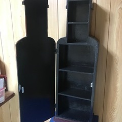 木製　ボトル型収納棚