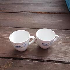 スヌーピー コップ ペアコップの画像