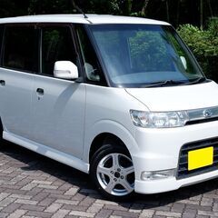 格安！H19タントカスタム！車検R6/9！/人気のパール/車検満...