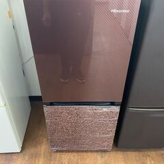 【リサイクルショップどりーむ天保山店】●3124●　冷蔵庫　ハイセンス　2019年製　134L　HR-G13A-BR　※表面ワレあり