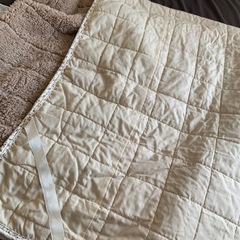 【お譲り先決定】無料】【美品】冬用敷パッド 185cm×185cmの画像