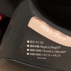 ★わんわんの車用おもちゃ、ひざ掛けお付けます！ホームクリーニング済み ジュニアシートの画像