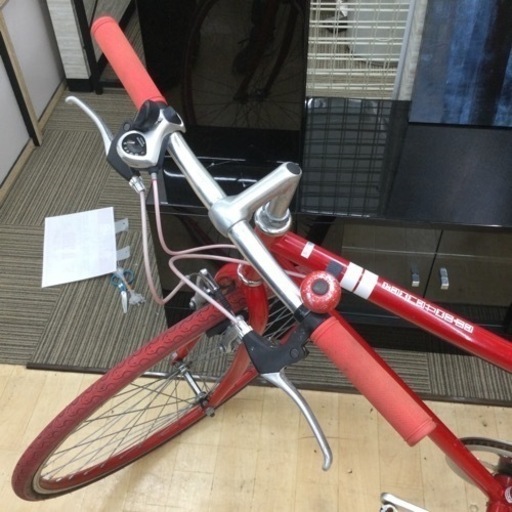 【✨通勤通学❗️フードデリバリー❗️赤❗️✨】700C クロスバイク