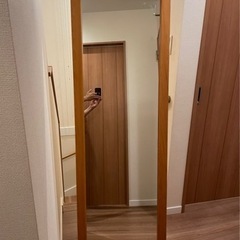 大きめ姿見鏡 535×1600天然木 全身鏡 福岡県 佐賀県 お...