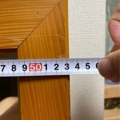 大きめ姿見鏡 535×1600天然木 全身鏡 福岡県 佐賀県 お引き取り可能の画像