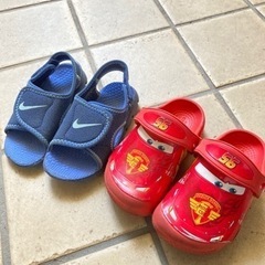 子ども　靴　サンダル2足