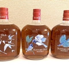 古酒・希少】サントリーオールドウイスキー バードボトル3本
