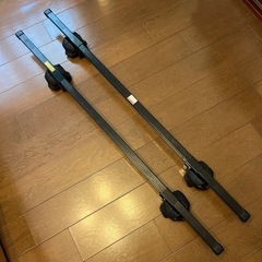 ルーフレール有り車用　TERZOベースキャリア２本