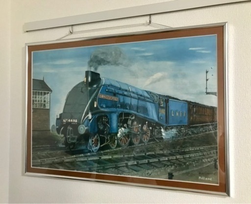 【額付き】鉄道絵画ポスターLNER4498