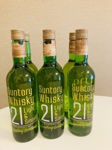 【古酒】サントリーウイスキー 21ライト&スムース ウイスキー特級 6本