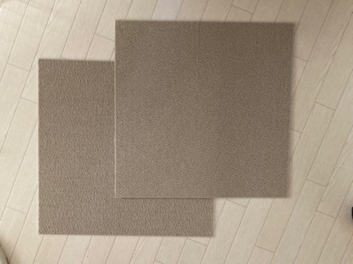 タイルカーペット アイボリー 50cm✖️50cm 20枚 ニトリ ニトリ