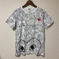 コムデギャルソン　総柄Tシャツ