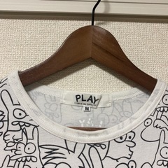 コムデギャルソン　総柄Tシャツの画像