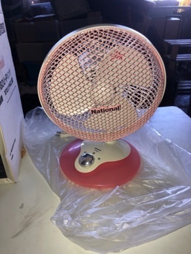 扇風機　18cm小型　ピンク