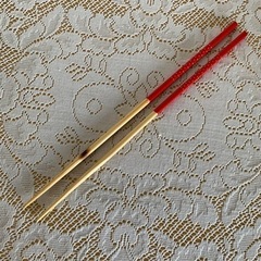 菜箸2組✴︎木製箸,備長炭の画像