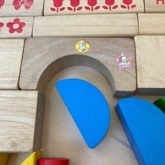 キティちゃん積み木の画像