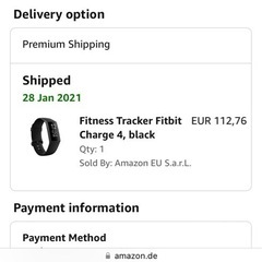 Fitbit charge 4の画像