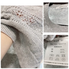 2000円　レディースまとめ売り4点セット　トップス半袖サマーニットの画像