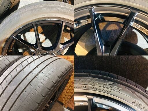 weds LEONIS 18×7JJ YOKOHAMA BluEarth RV-01 215/45/R18 93ｗ