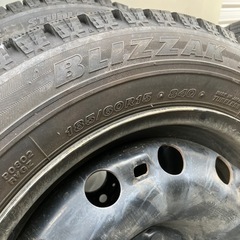 鉄ホイール不要品タイヤ付きの画像