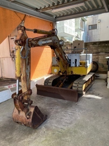 ユンボ　バックホー　実働