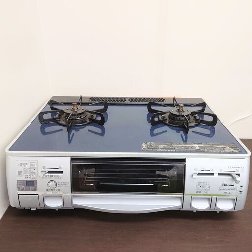 8/27 終 2012年製 Paloma ガステーブル PA-N308WCL-2L LPガス用 ガスコンロ パロマ 菊倉MZ