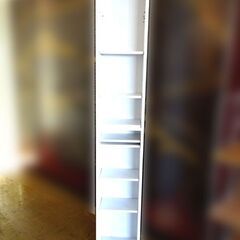 ■CD.DVDラック ■メーカー不明 ホワイト家具 大容量 収納...
