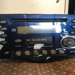 トヨタ純正　CKP-w59 CDカセットレシーバー　超美品