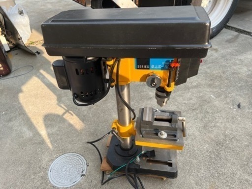 EARTH MAN アースマン 卓上ボール盤 DP-200 5段変速 100V 動作良好.