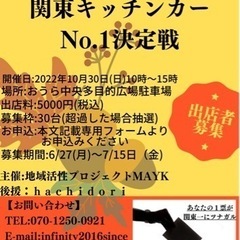 第1回　関東キッチンカーNo1決定戦