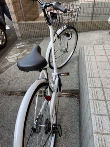 6段ギア付き自転車！ほぼ新品！