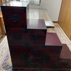 お話し中　価格見直し　階段箪笥