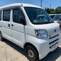 【支払総額17.8万円】車検令和6年6月 h24年式 サンバーバン（ハイゼット）機関良好 ワンオーナー 激安軽バン！の画像