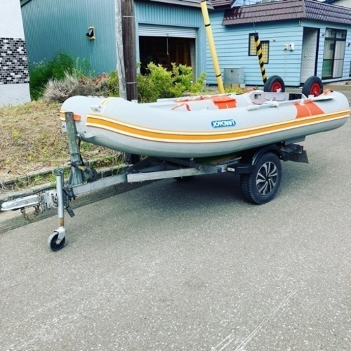 ！決まりました！ボートトレーラー　軽トレーラー　車検あり