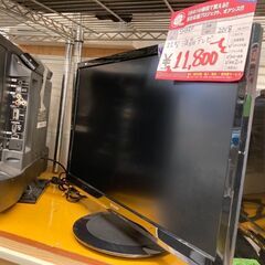 ☆中古￥14,800！SHARP　液晶テレビ　家電　2018年製　2T-C22AD型　【BF239】