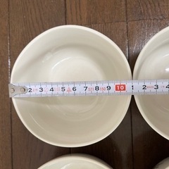 小鉢4枚組　無地の画像