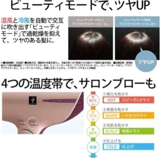 ❤️新品❤️SHARPプラズマクラスタードライヤー IB-JP9-N