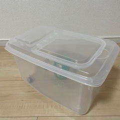 象印炊飯器　米びつストッカー付きの画像