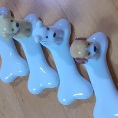 『取引中』未使用品　ワンちゃん箸置