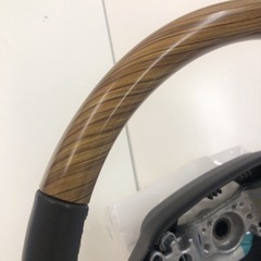 土日値下げ！プラド150系後期　純正ウッドステアリングの画像