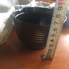 汁物碗　五客揃　蓋つき　木箱入り　未使用の画像