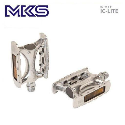 ミカシマ  自転車ペダル IC-LITE IC-ライト シルバー