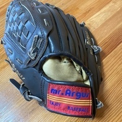 子ども左利き用グローブ(中古)の画像