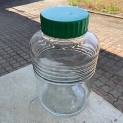 梅ジュース等　作る時に使うガラス容器　