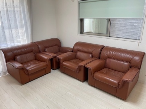 ソファー　4脚セット　事務所、応接間などに　椅子