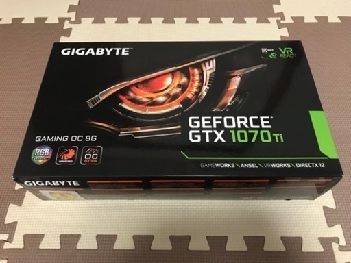 GIGABYTE GTX1070ti  メモリ8GB グラフィックボード