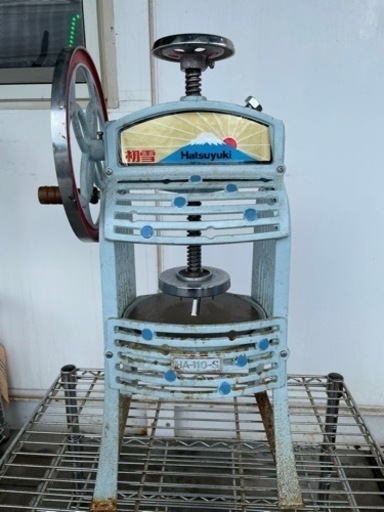かき氷機　レトロ